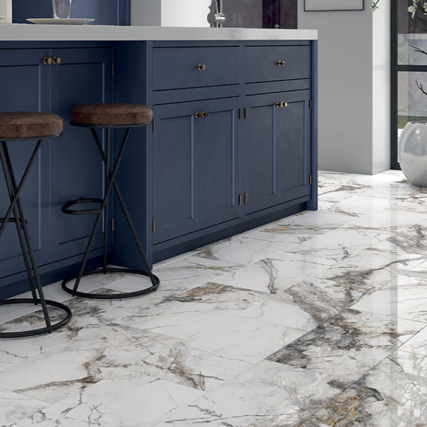 SUR 12X24 YOSEMITE POLISHED MARBLE PORCELAIN TILE Tile for Less Utah