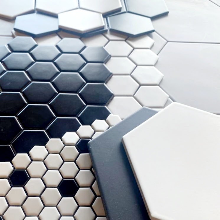 Hexagonal Pattern Tile Example