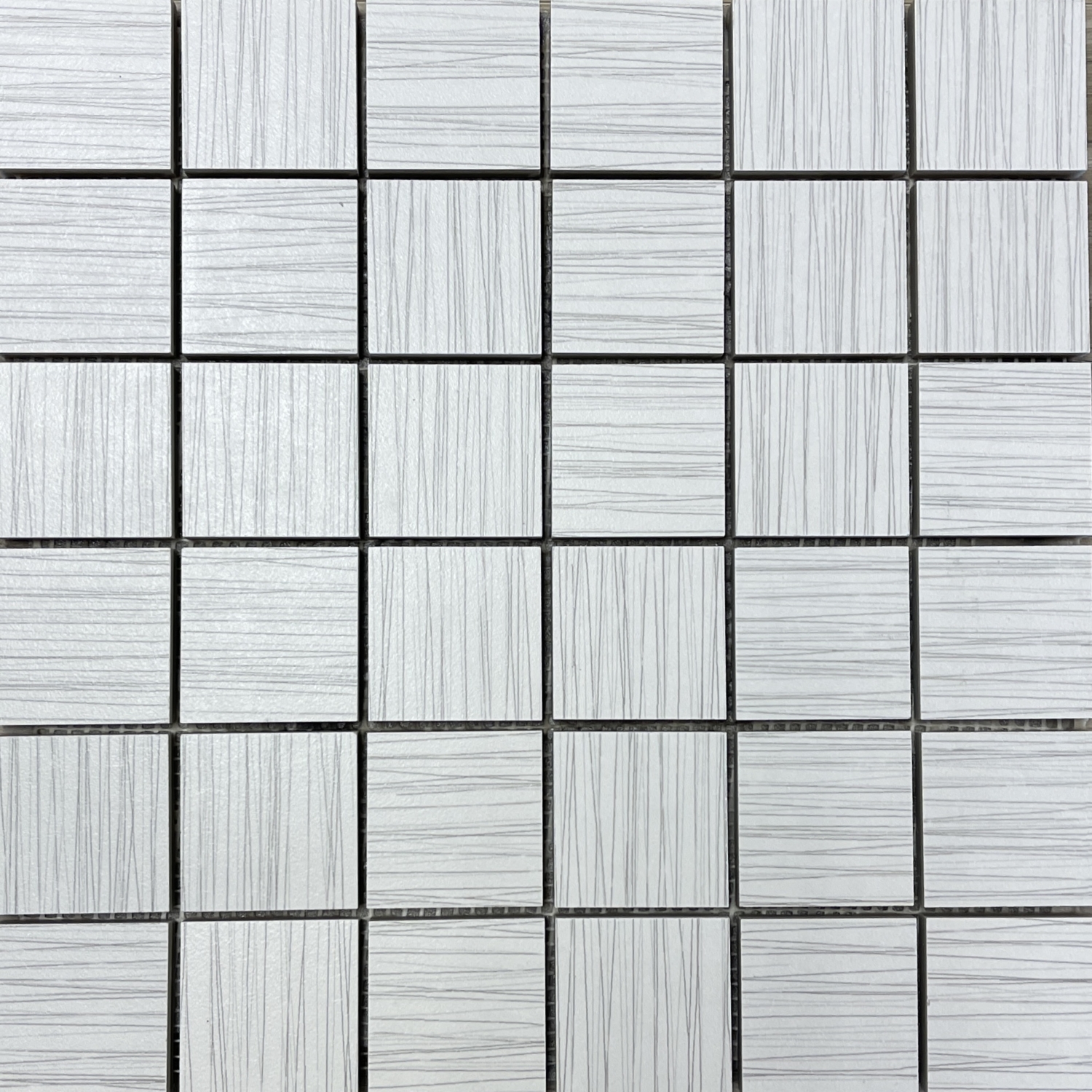 EMS 2x2 Thread White Porcelain Mosaic Tile Tile for Less Utah