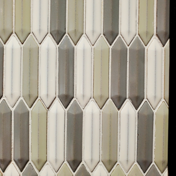 LAU 1x4 3-D White Picket Mosaic Tile - Tile for Less Utah