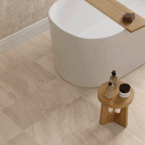 PTB 12x24 Roccia Di Roma Beige Porcelain Tile