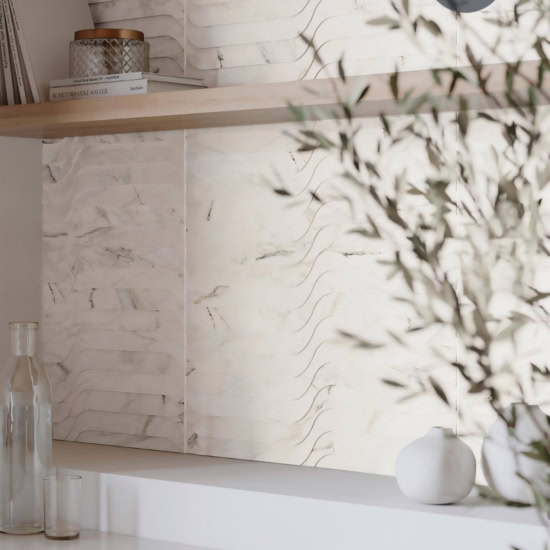 PTB 24x48 Apuano Stream 3D Wall Tile - Image 3