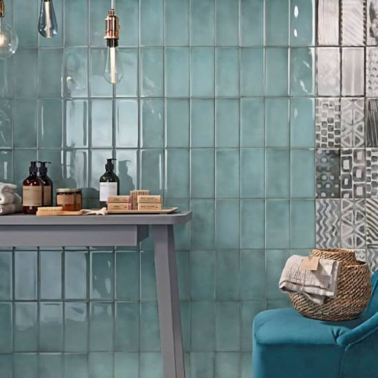 WSG 4x8 Be-In Turquoise Wall Tile