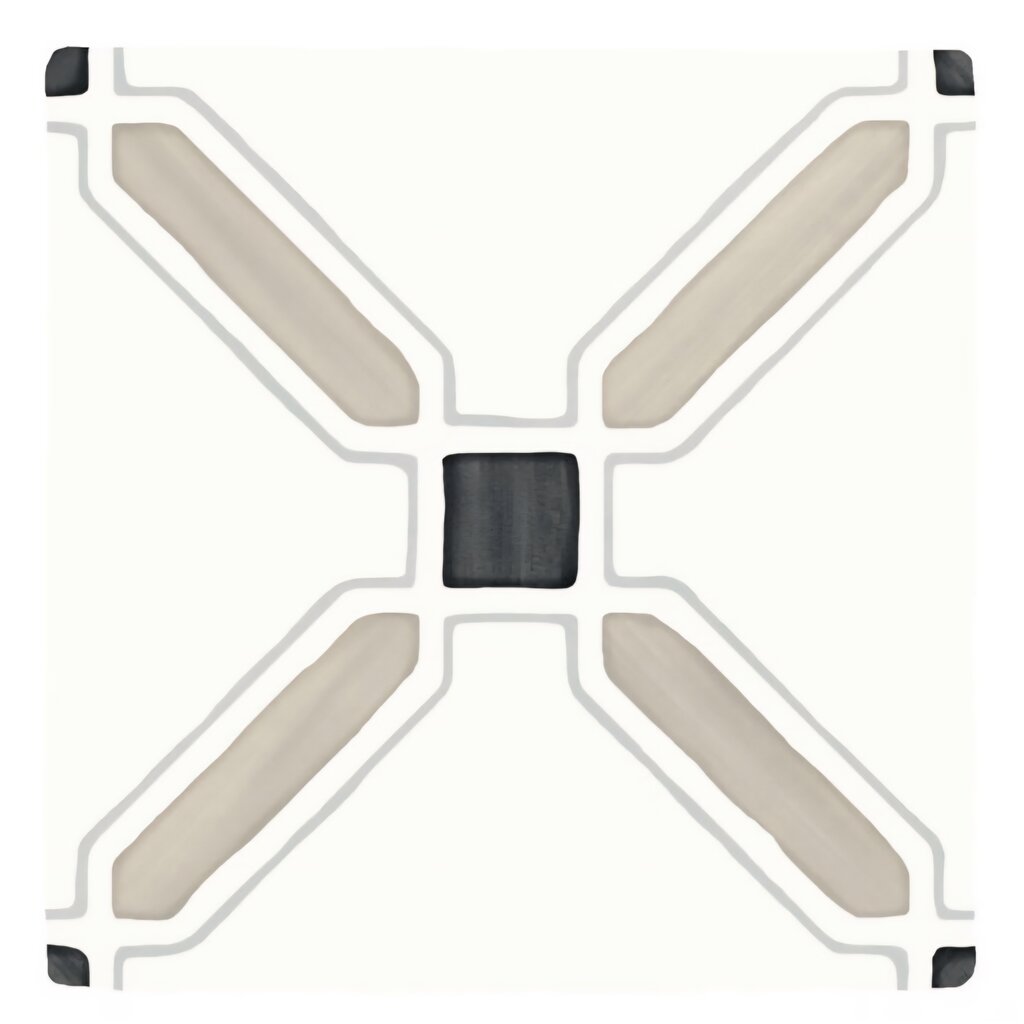 PRD 5" Tanger Sand Cross Artisan Pool Tile