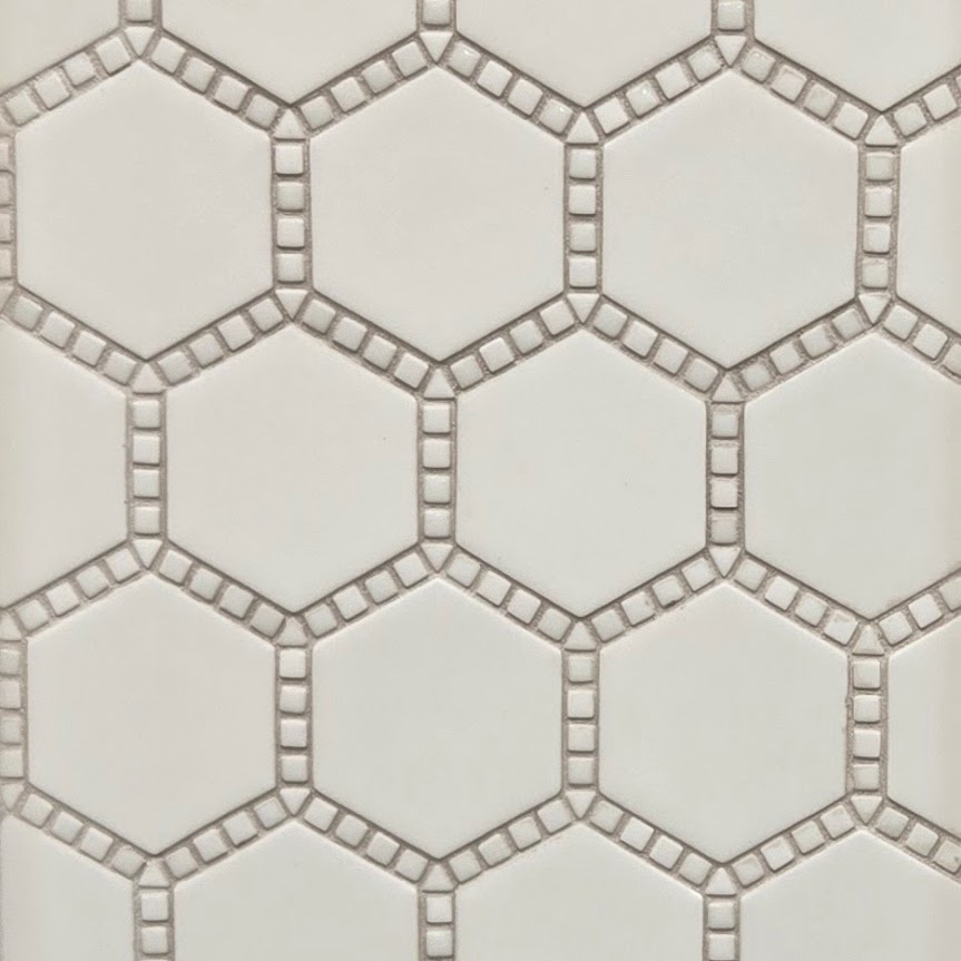 PTB Halo Dual Bianco Glass Mosaic