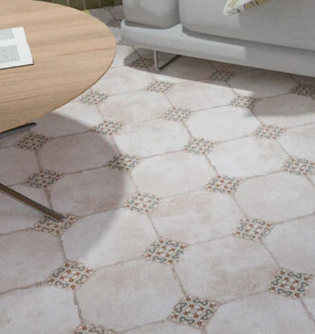 CER9x9 Cezanne Verde Pattern Porcelain Tile